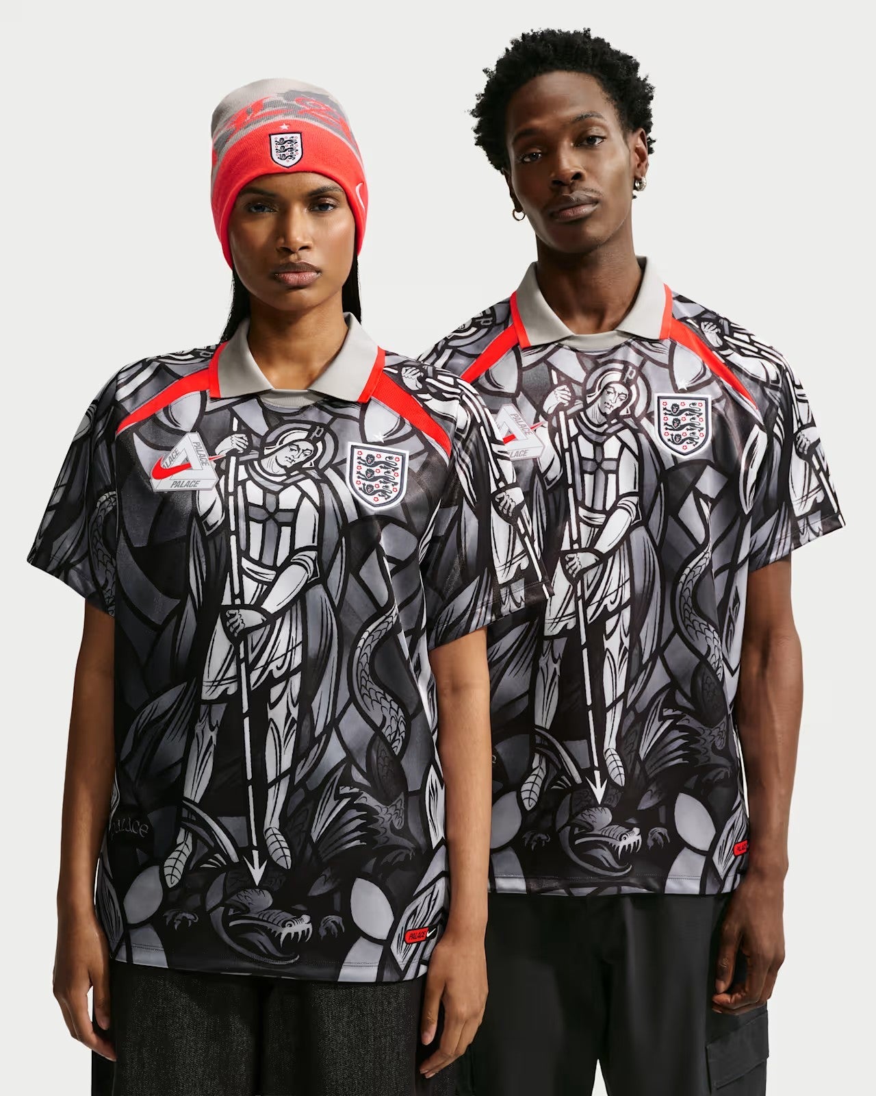 Palace x England 2026 "St. George" Stained Glass Jersey