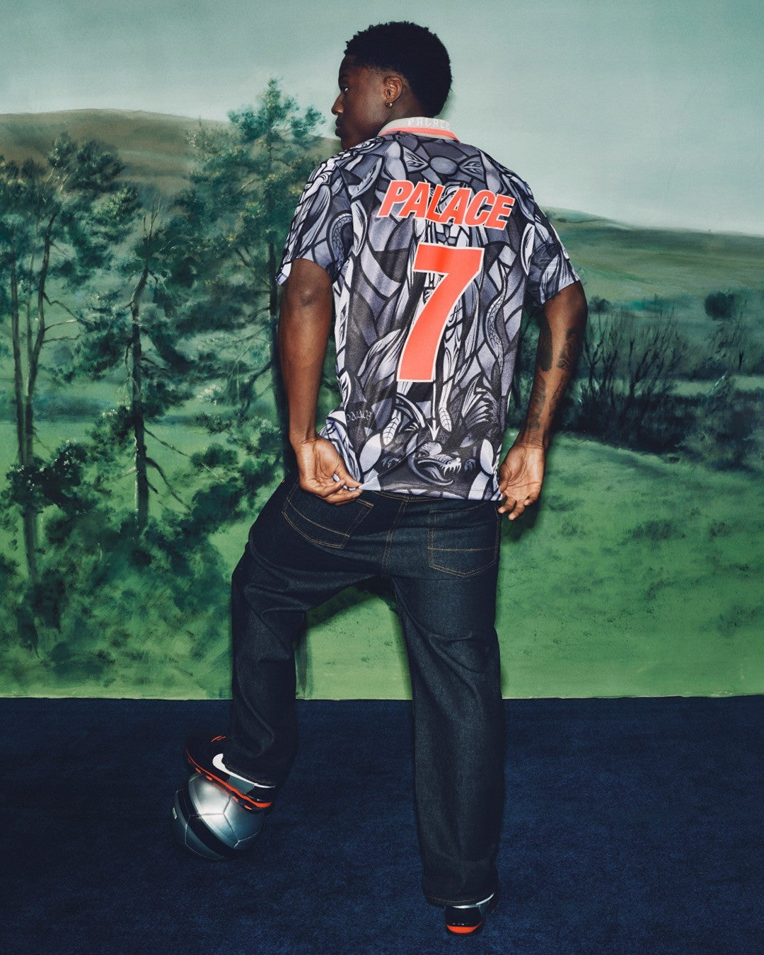 Palace x England 2026 "St. George" Stained Glass Jersey