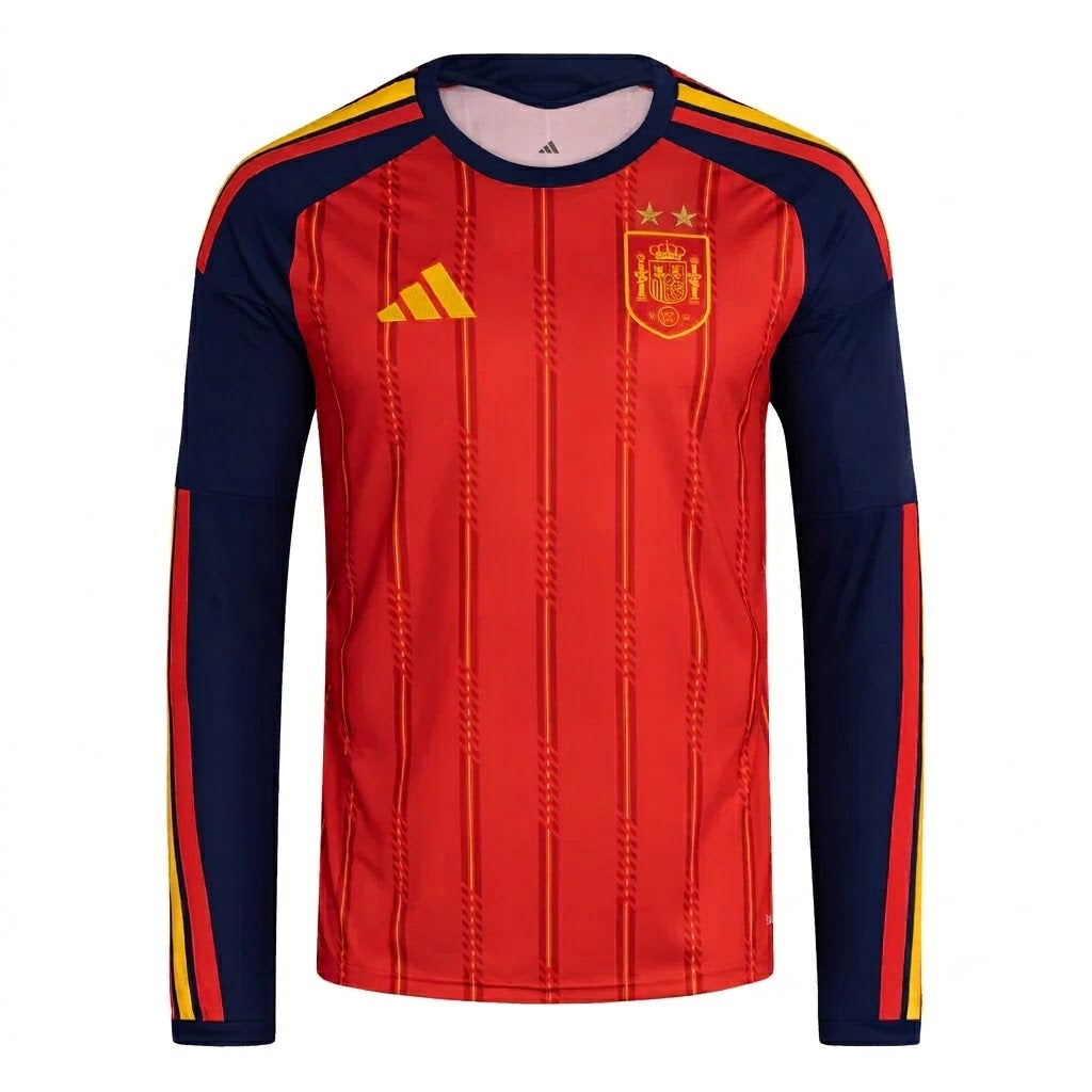 Spain 2026/27 Home Long Sleeve Jersey - Fan Version