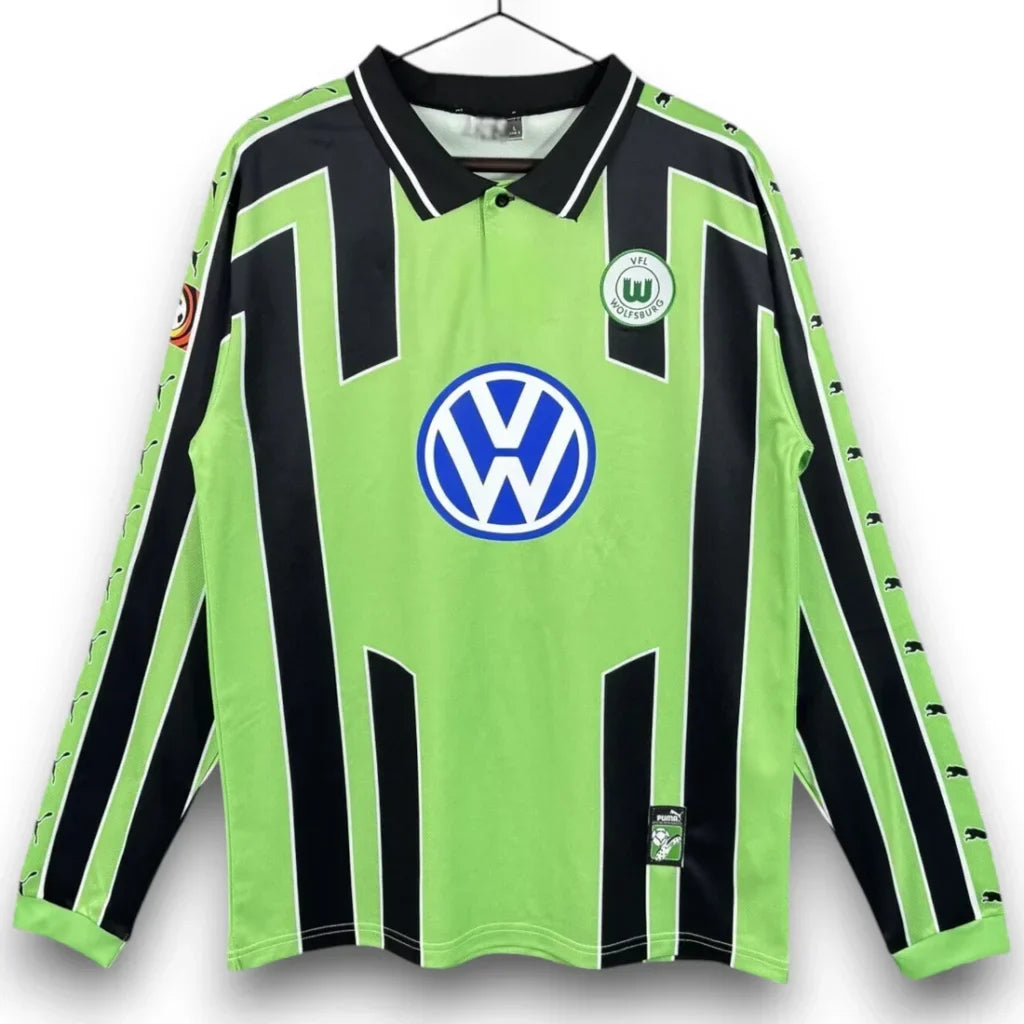 Wolfsburg 1999/00 Retro Home Long Sleeve Jersey